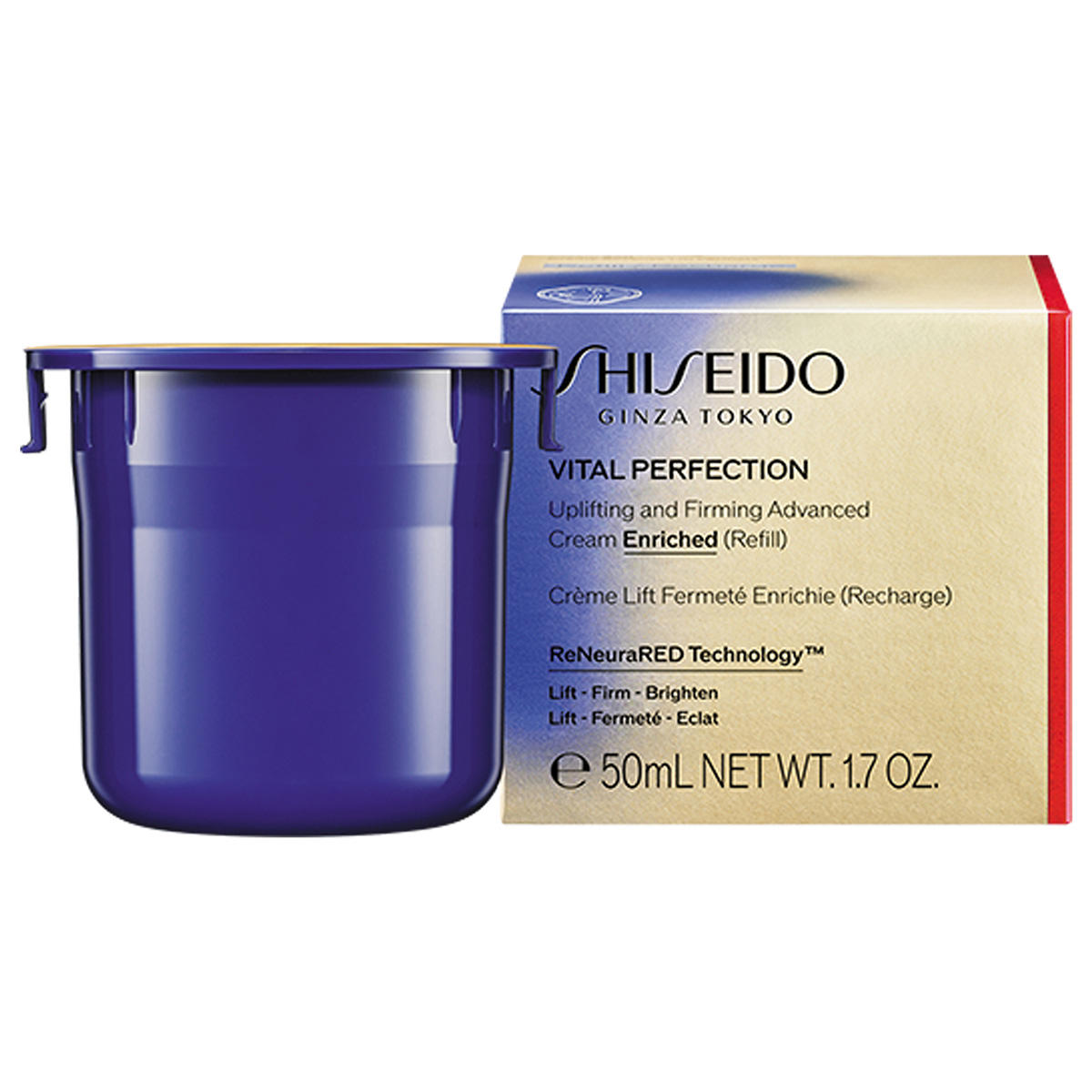 Shiseido Vital Perfection Uplifting and Firming Advanced Cream Enriched Refill 50 ml