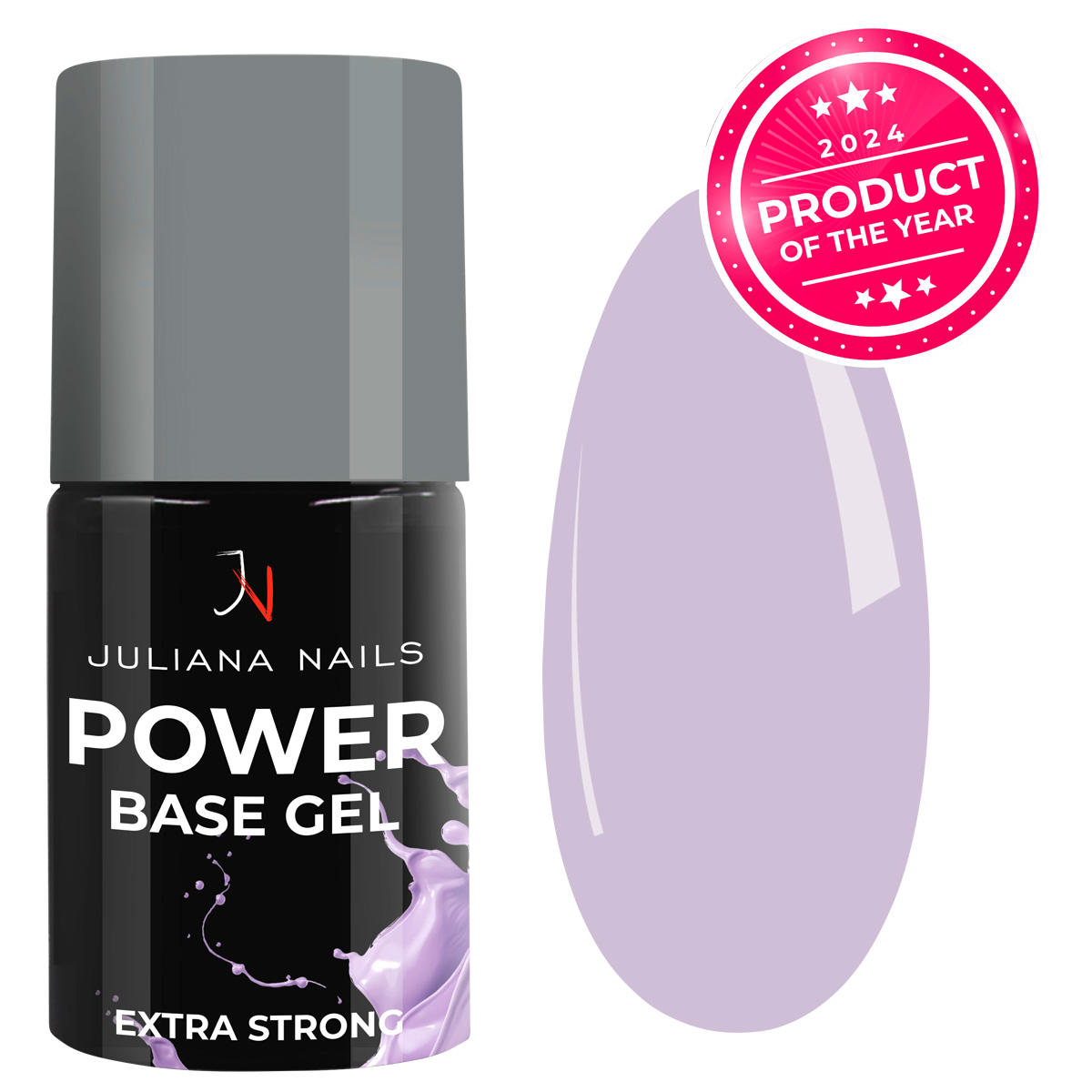 Juliana Nails Power Base Gel Pastel Lavender 6 ml