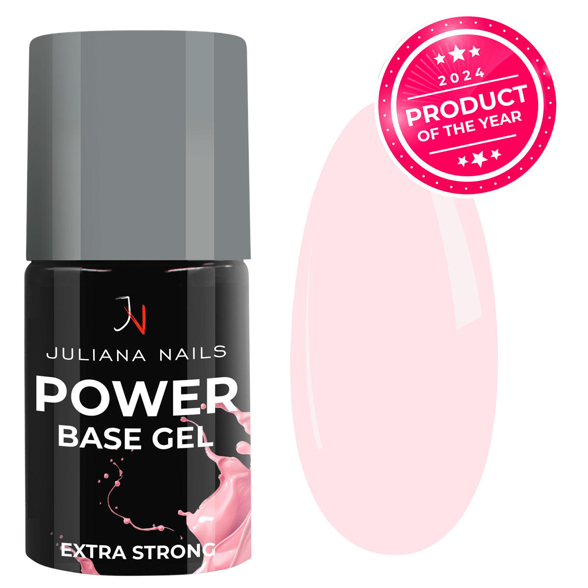 Juliana Nails Power Base Gel Pastel Rose 6 ml