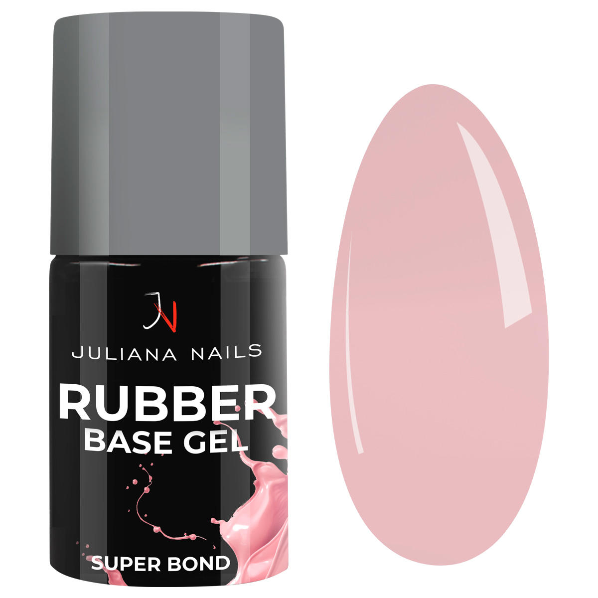 Juliana Nails Gel Lacquer - Rubber Base Gel - Rose 6 ml