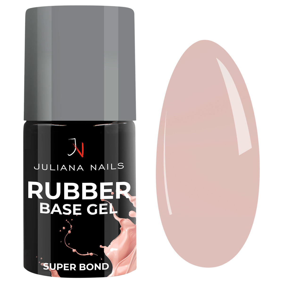Juliana Nails Gel Lack - Rubber Base Gel - Skin 6 ml