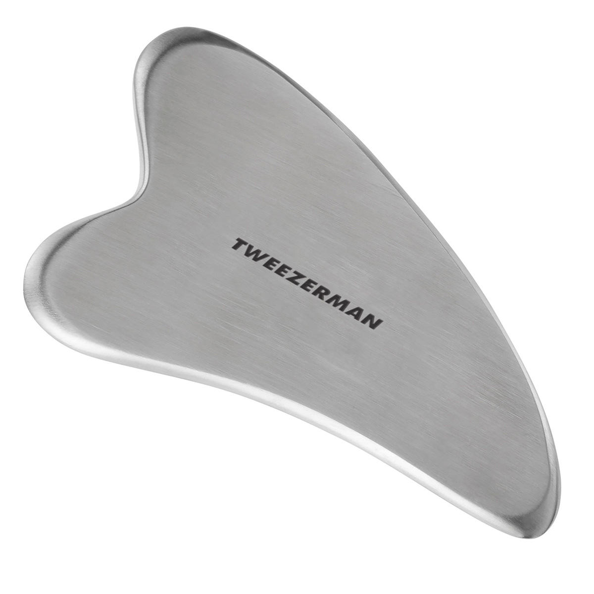TWEEZERMAN Gua Sha aus Edelstahl Silver