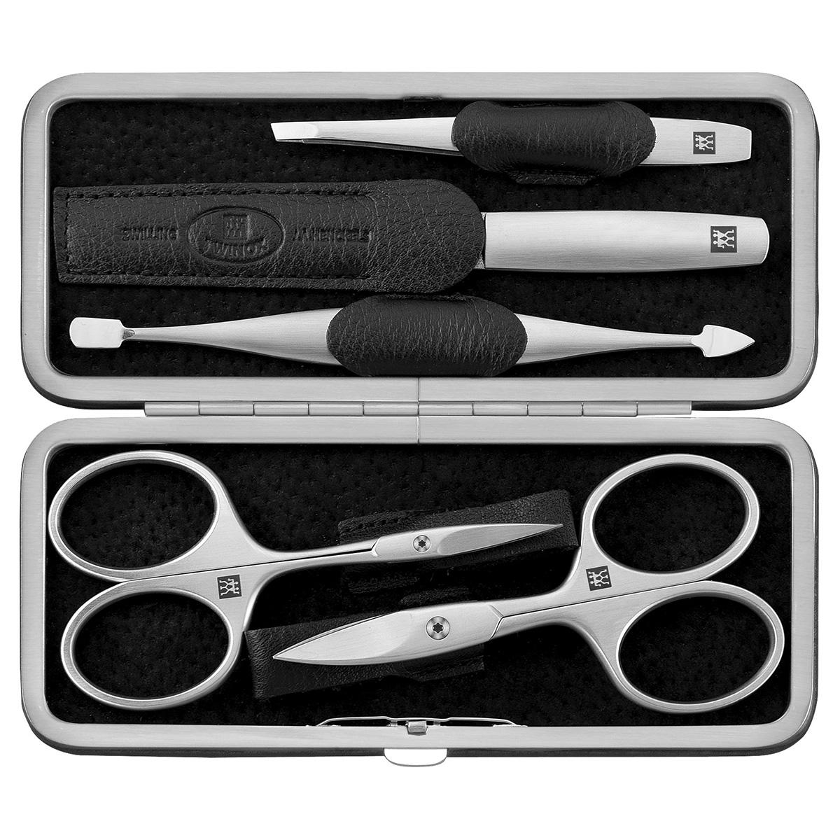 ZWILLING Set manicure premium da 5 pezzi in nero