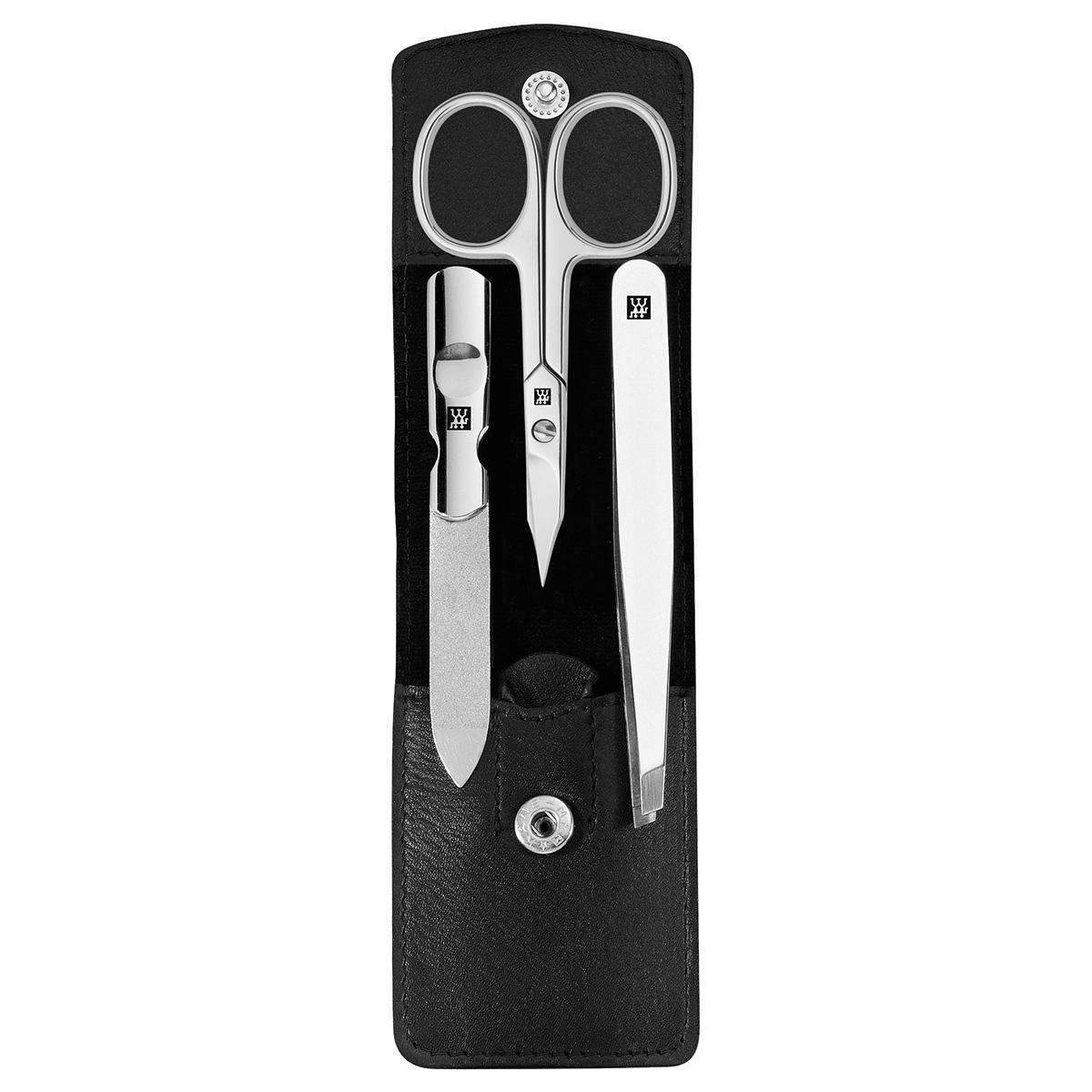 ZWILLING Set manicure classico da 3 pezzi in nero