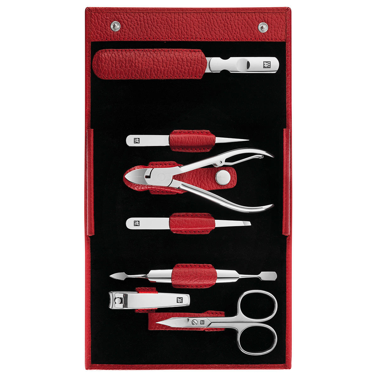 ZWILLING Classic manicure set 7 pieces in red