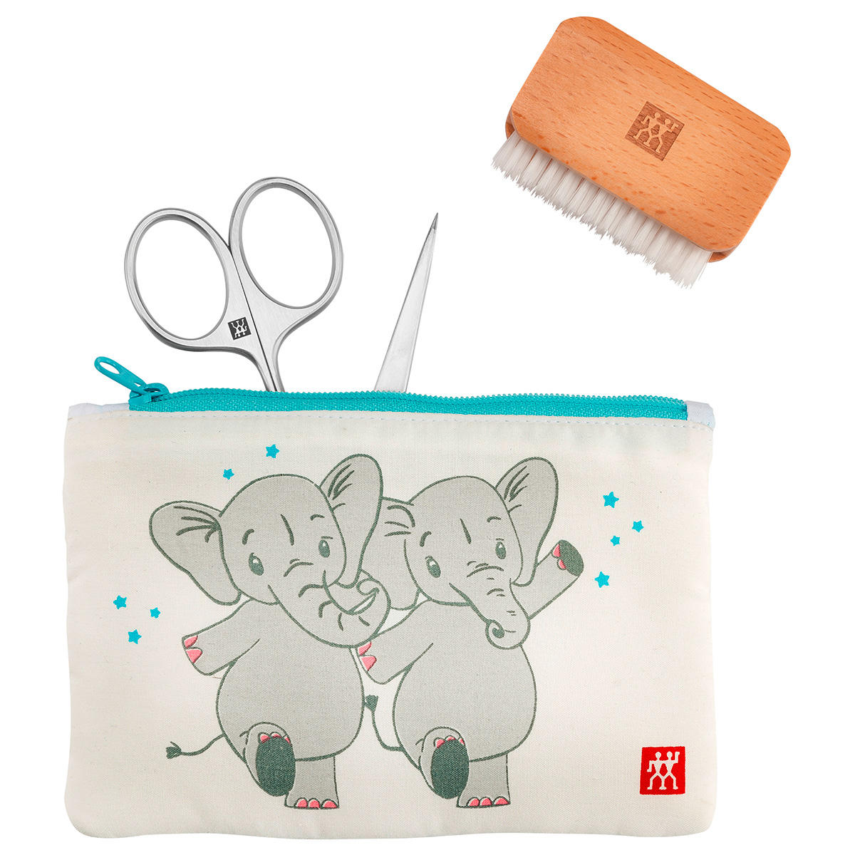 ZWILLING Set manicure premium per bambini e neonati 3 pezzi in bianco