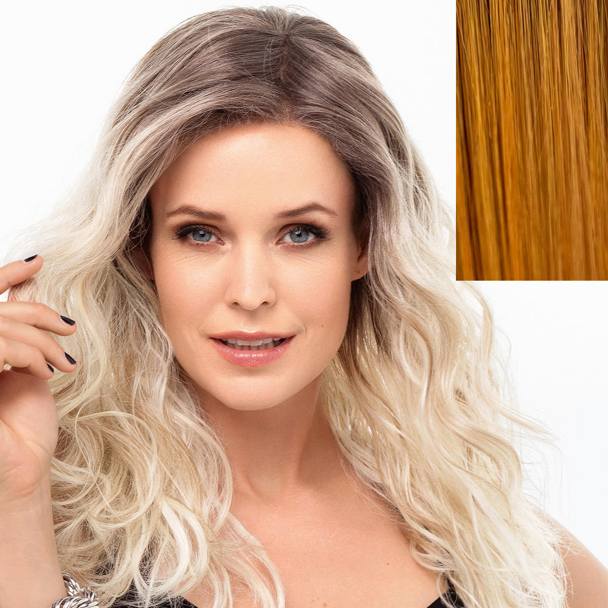 Gisela Mayer Magic Night synthetic wig 27 Copper Red Balayage