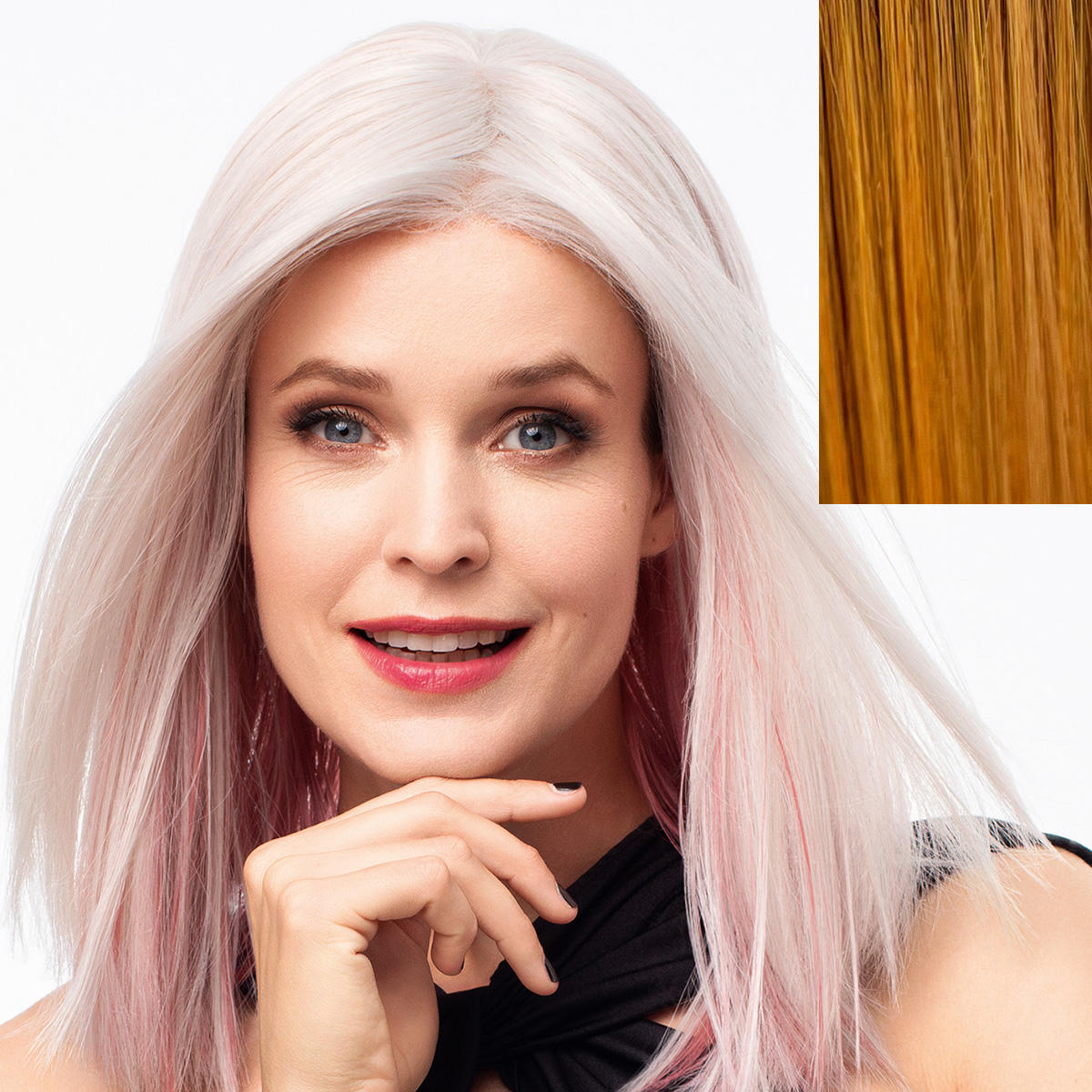 Gisela Mayer Magic Rave synthetische pruik 27 Copper Red Balayage