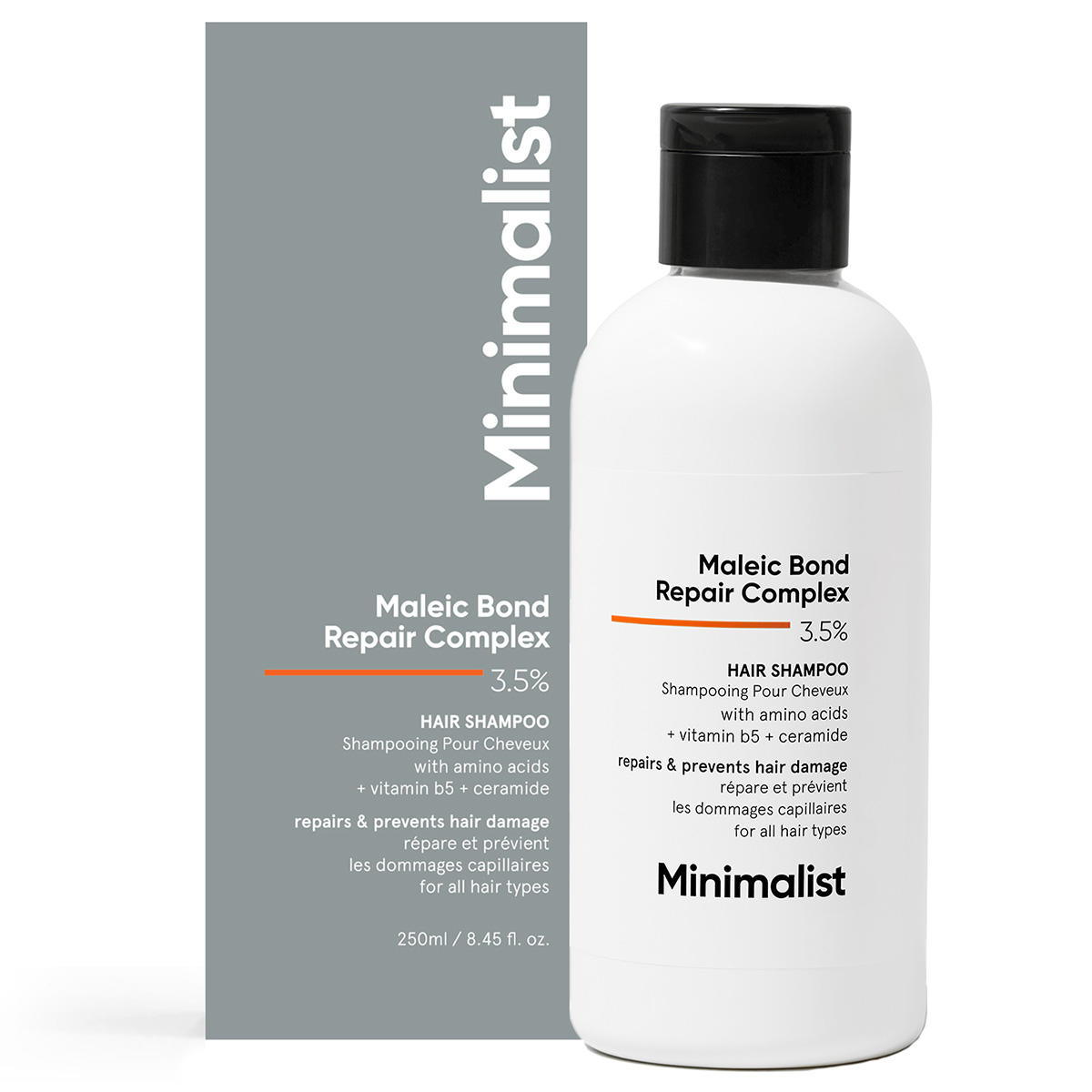 Minimalist Maleic Bond Repair Complex 3,5% Hair Shampoo 250 ml