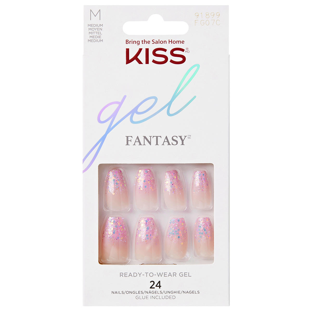 KISS Gel Fantasy Nails Winter Sparks