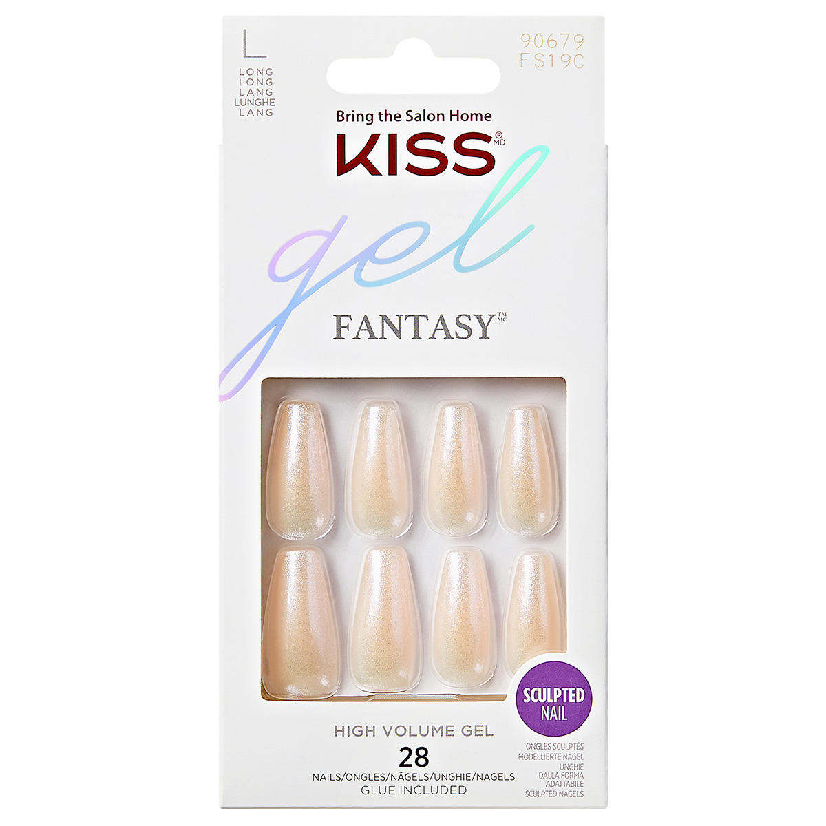 KISS Gel Sculpted Nails Hold Me Closer