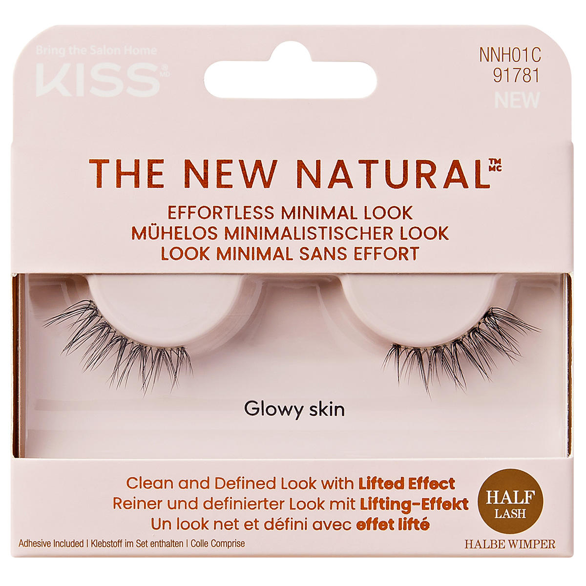 KISS The New Natural Half Lash 01