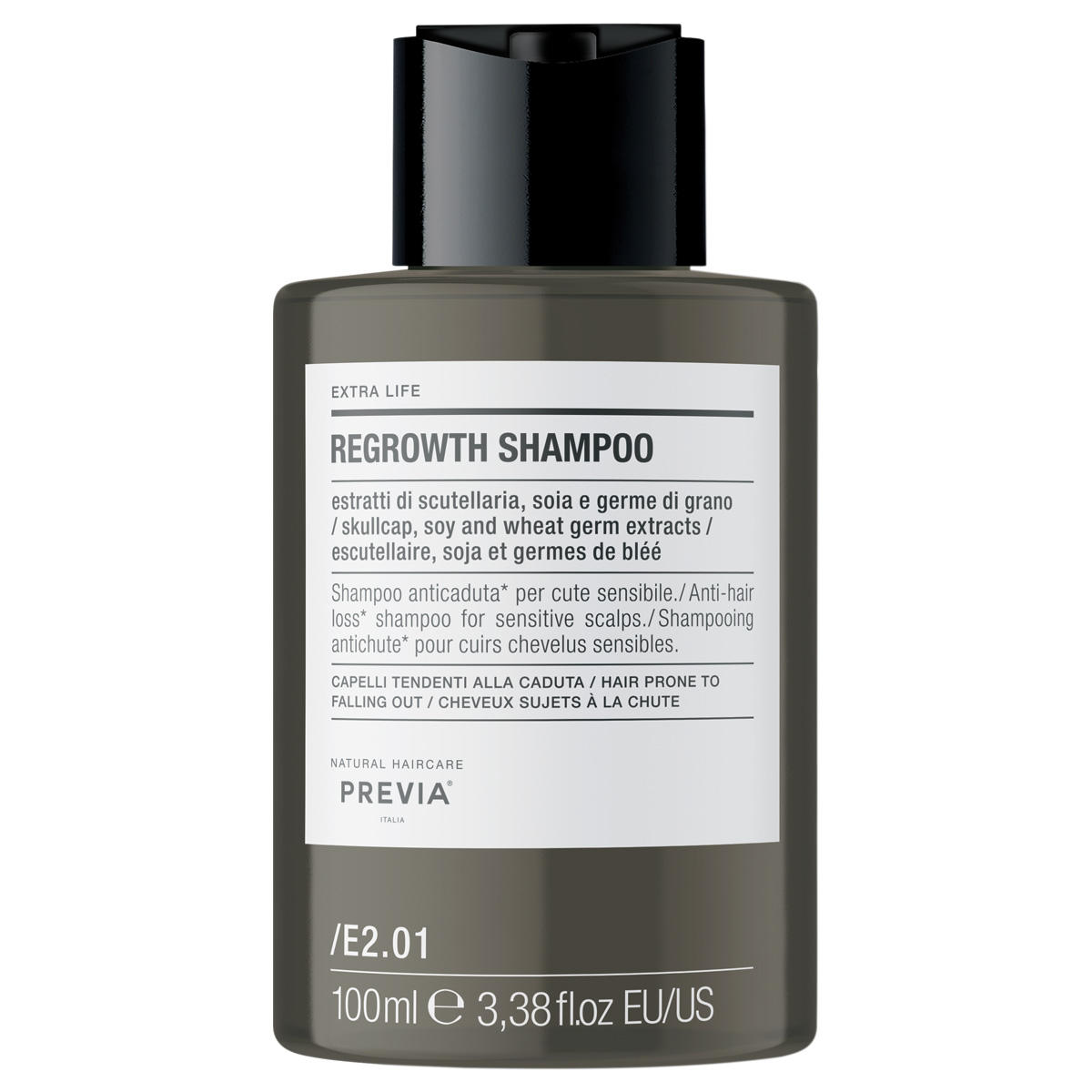 PREVIA Extra Life Regrowth Shampoo 100 ml