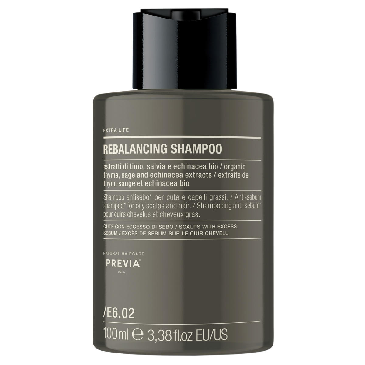 PREVIA Extra Life Rebalancing Shampoo 100 ml