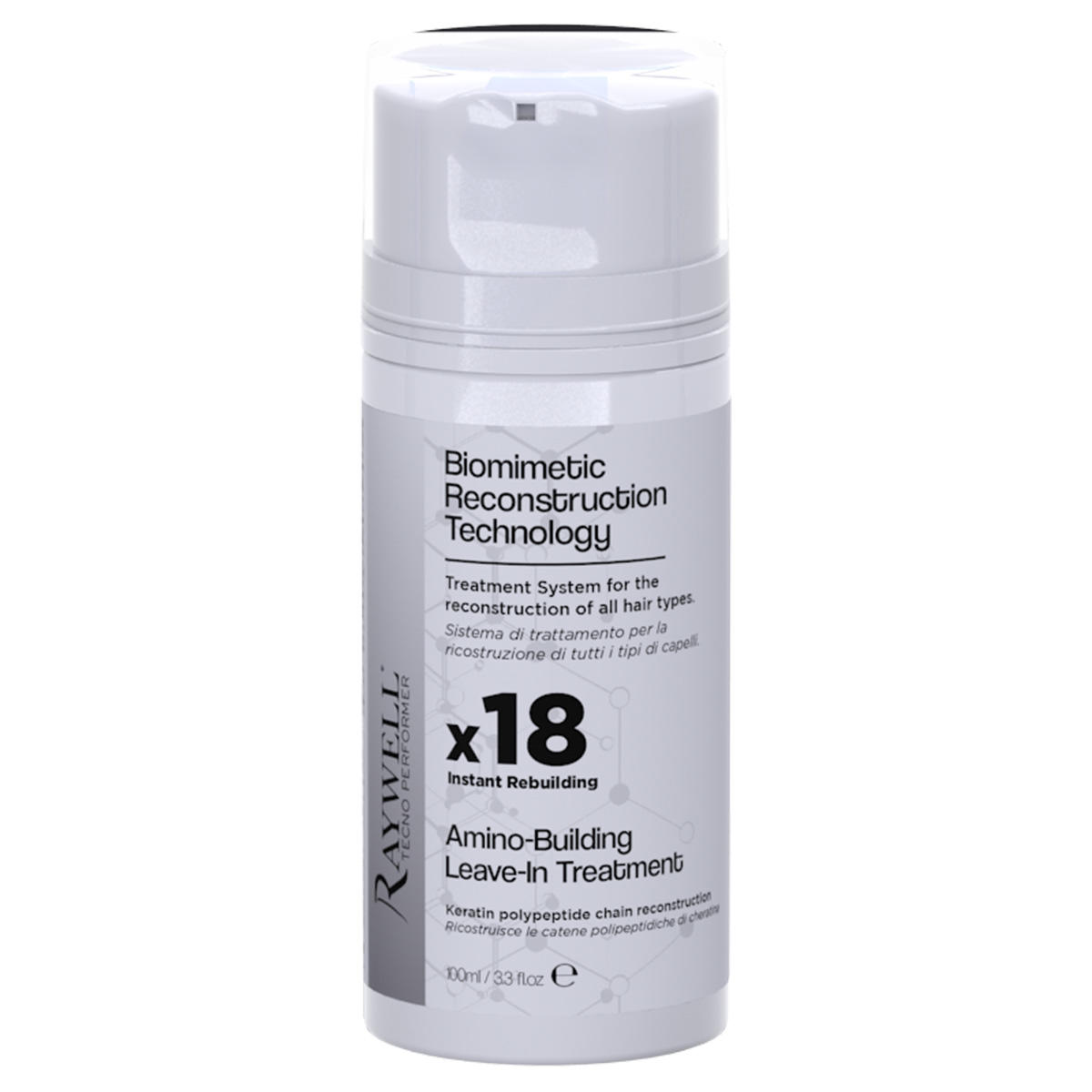 Raywell BIOMIMETIC RECONSTRUCTION TECHNOLOGY X18 Amino Building Leave-On 100 ml