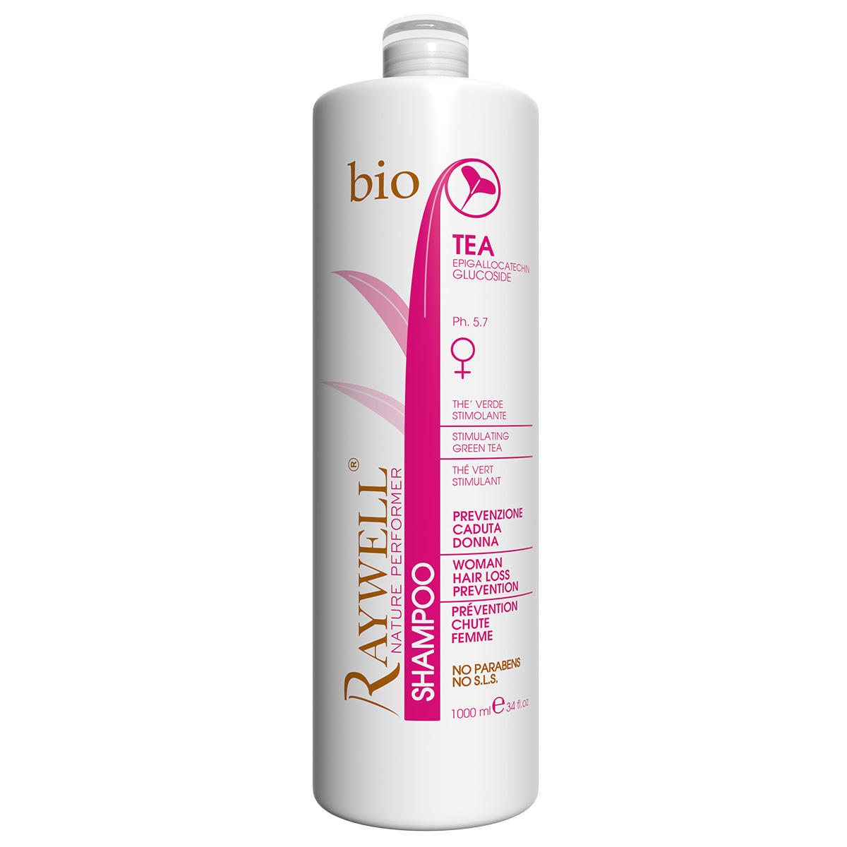 Raywell Bio Shampoo TEA Hair Loss Prevention For Woman 1 Liter