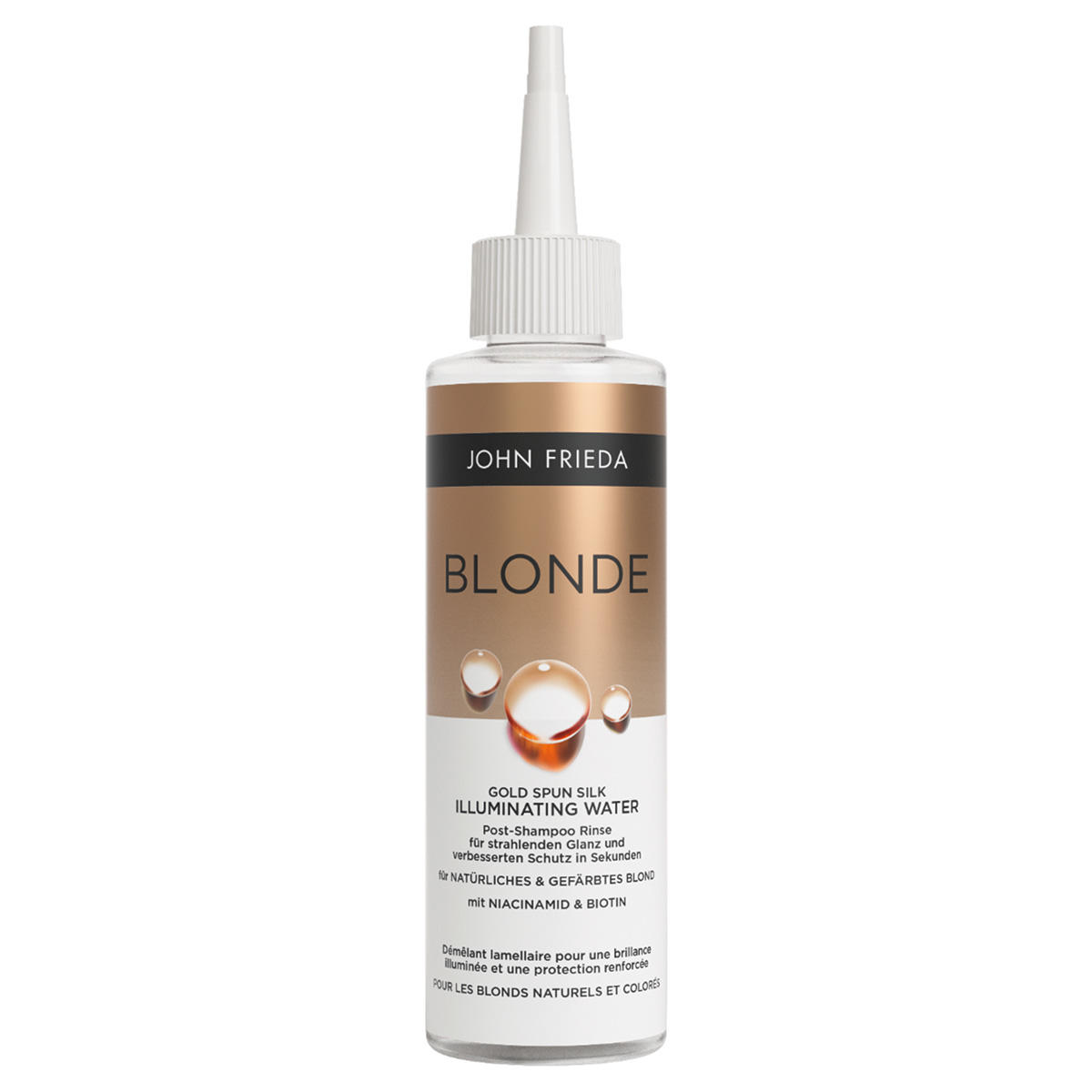 JOHN FRIEDA BLONDE+ Gold Spun Silk Illuminating Water 200 ml