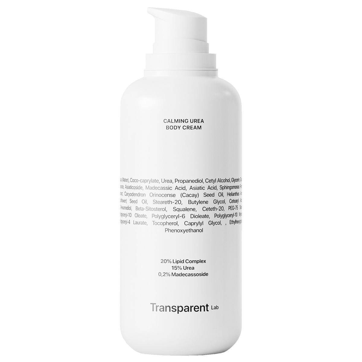 Transparent Lab Calming Urea Body Cream 400 ml