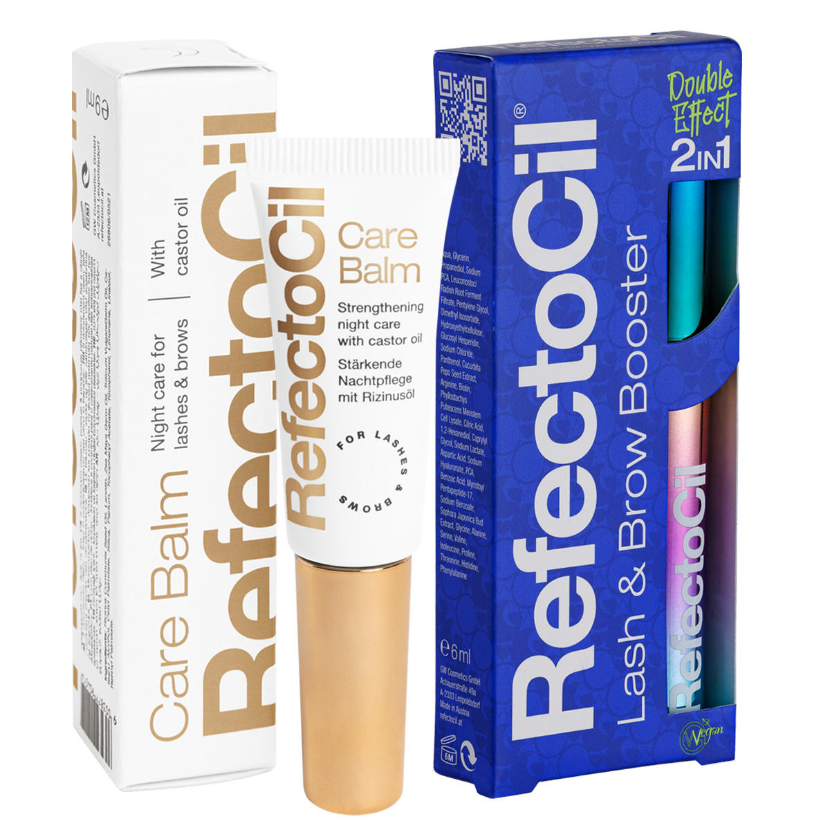 RefectoCil Lash & Brow Booster + Care Balm Set