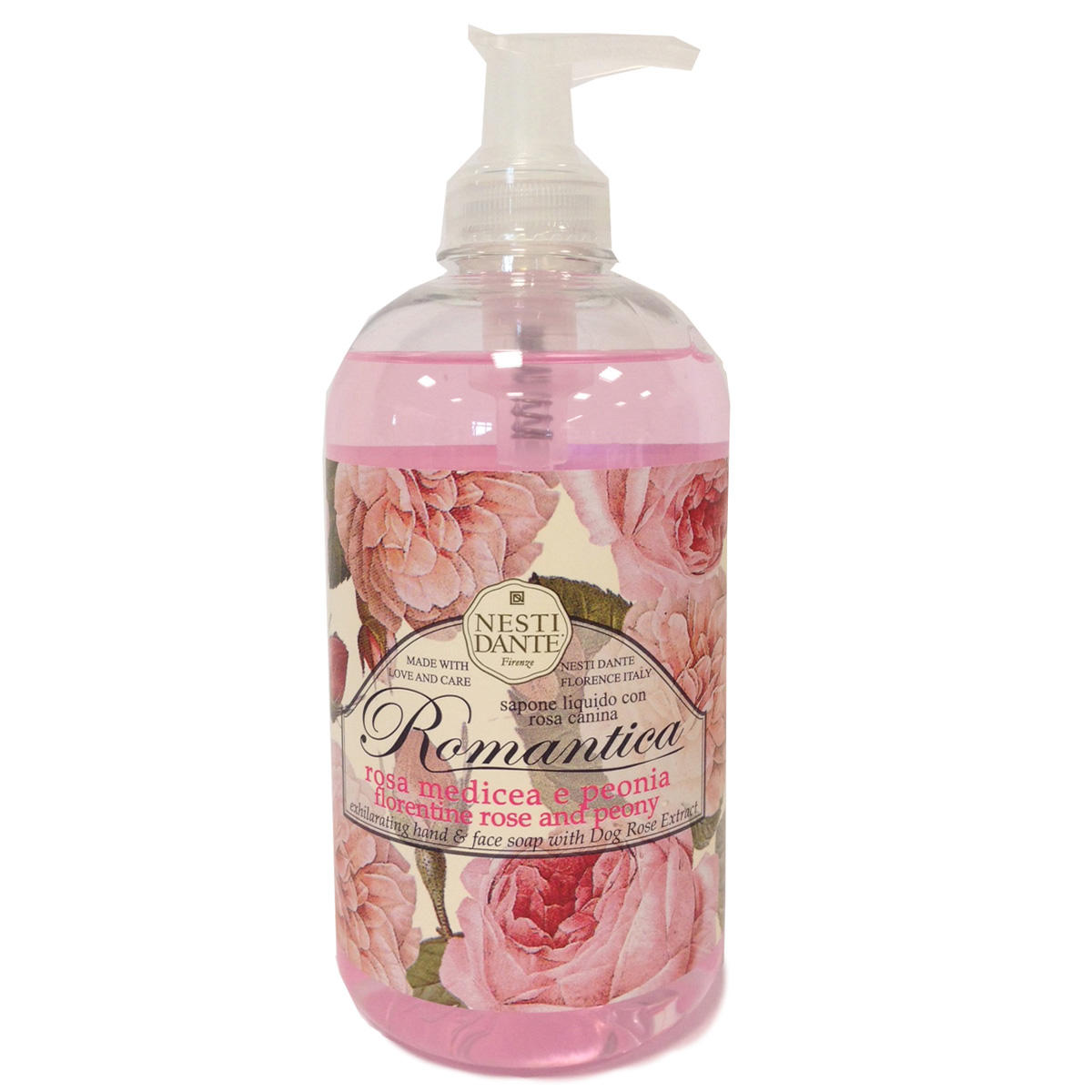 Nesti Dante Florentine Rose & Peony Liquid Soap 500 ml