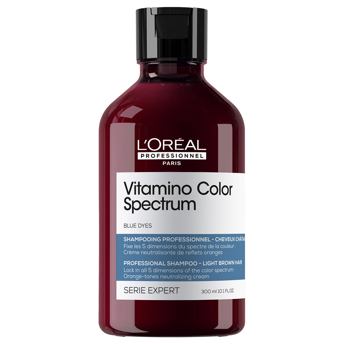L'Oréal Professionnel Paris Serie Expert Vitamino Color Spectrum Blue Dyes Neutralizing Shampoo pour cheveux bruns clairs 300 ml