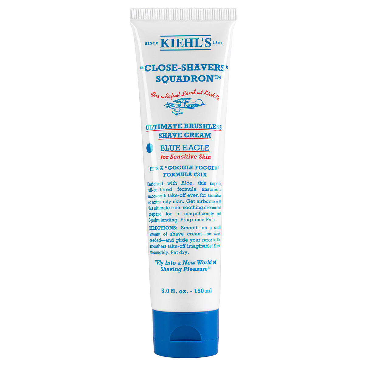 Kiehl's Ultimate Brushless Shave Cream Blue Eagle 150 ml