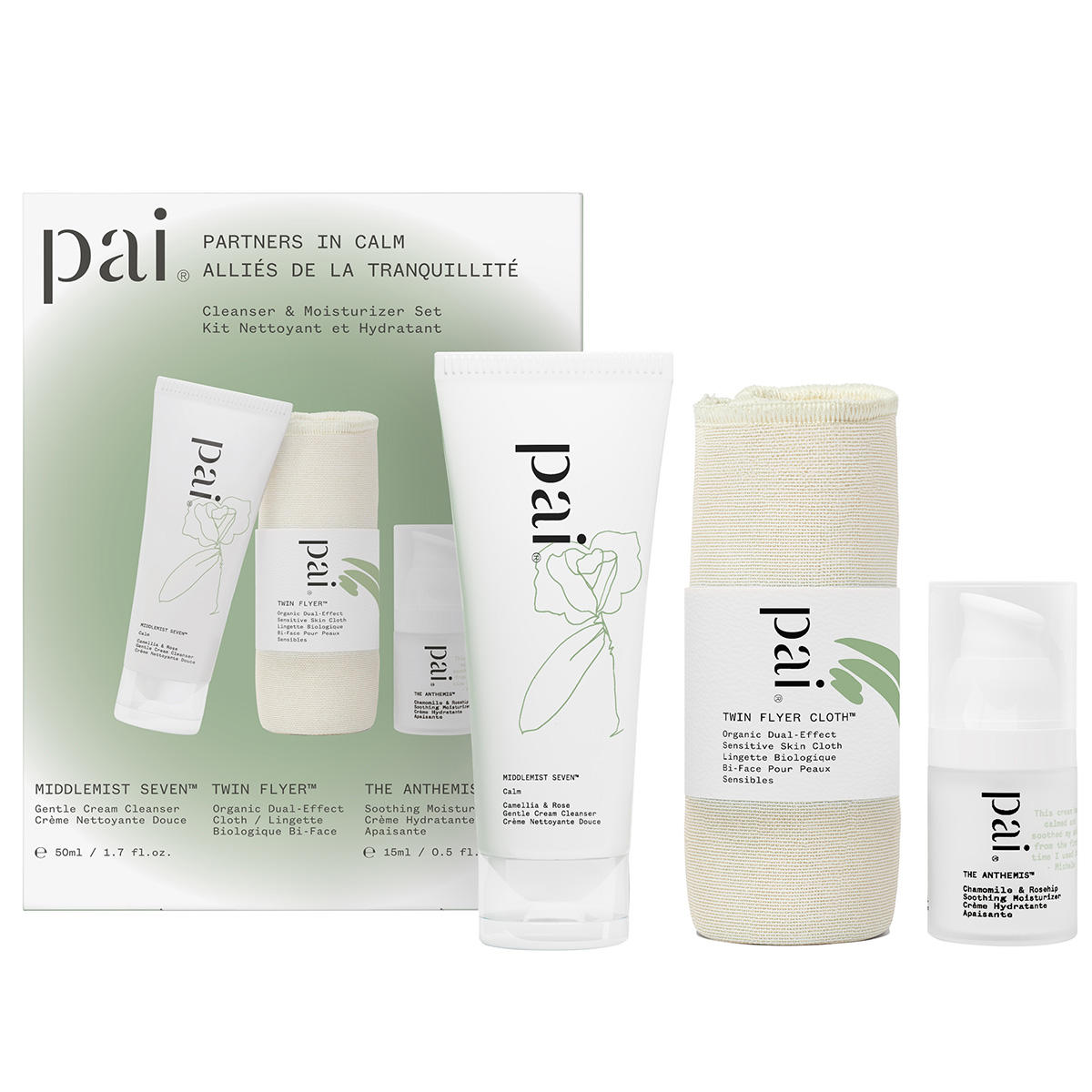 Pai Partners in Calm Cleanser & Moisturizer Set