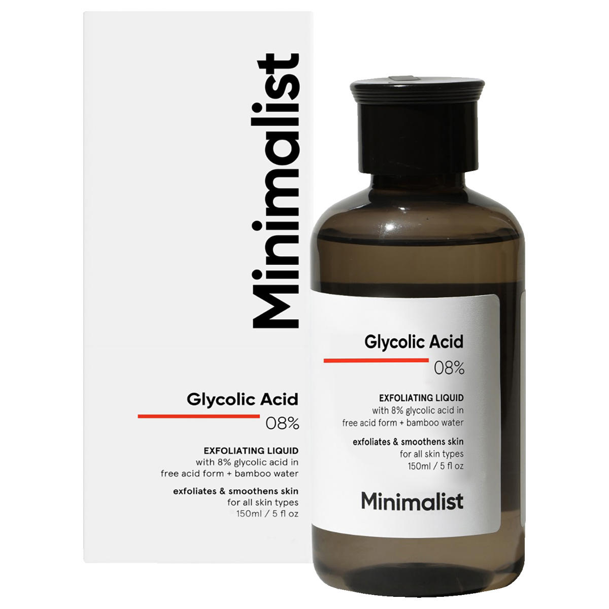 Minimalist Glycolic Acid 08% Exfoliating Liquid 150 ml