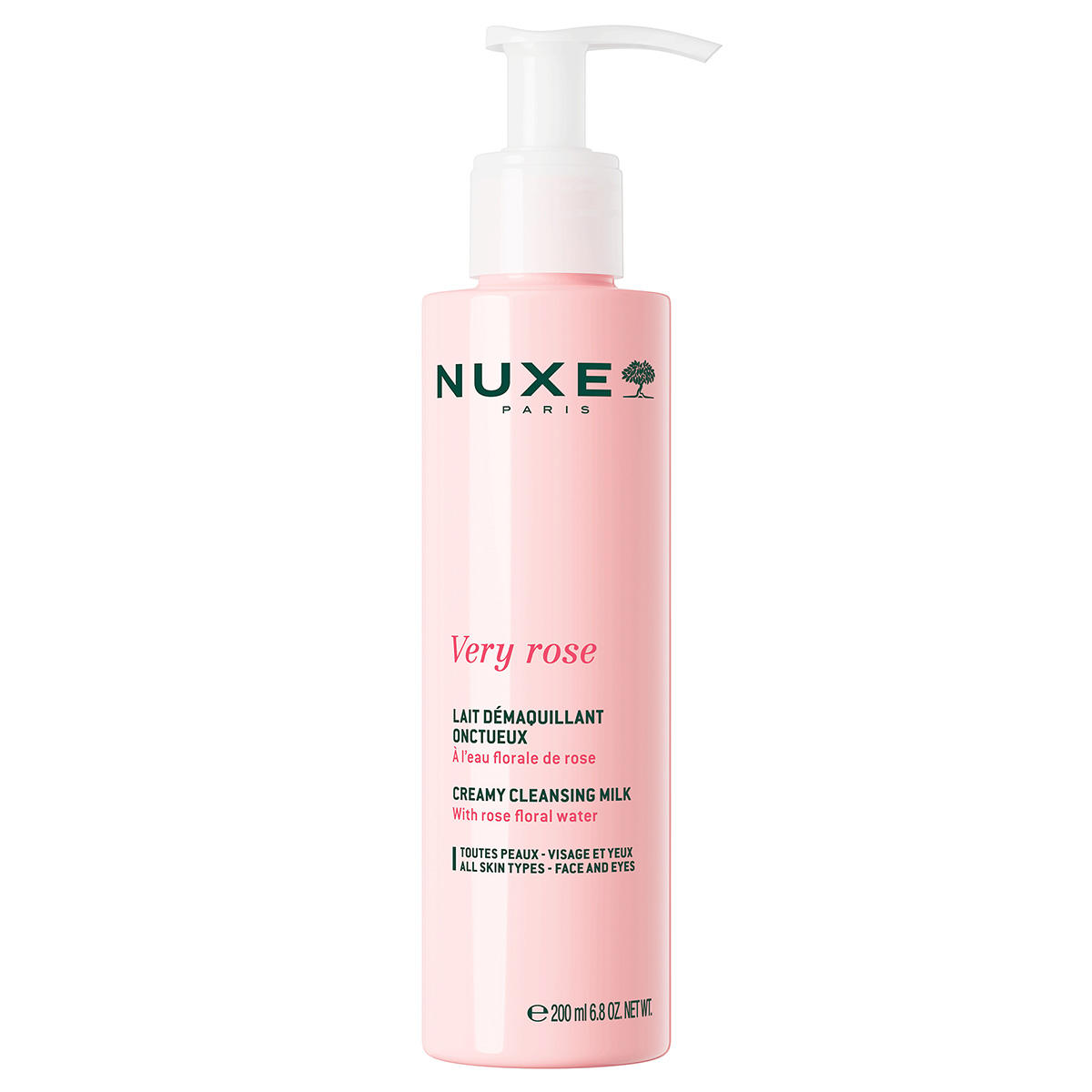NUXE Very Rose Lait Démaquillant Onctueux 200 ml