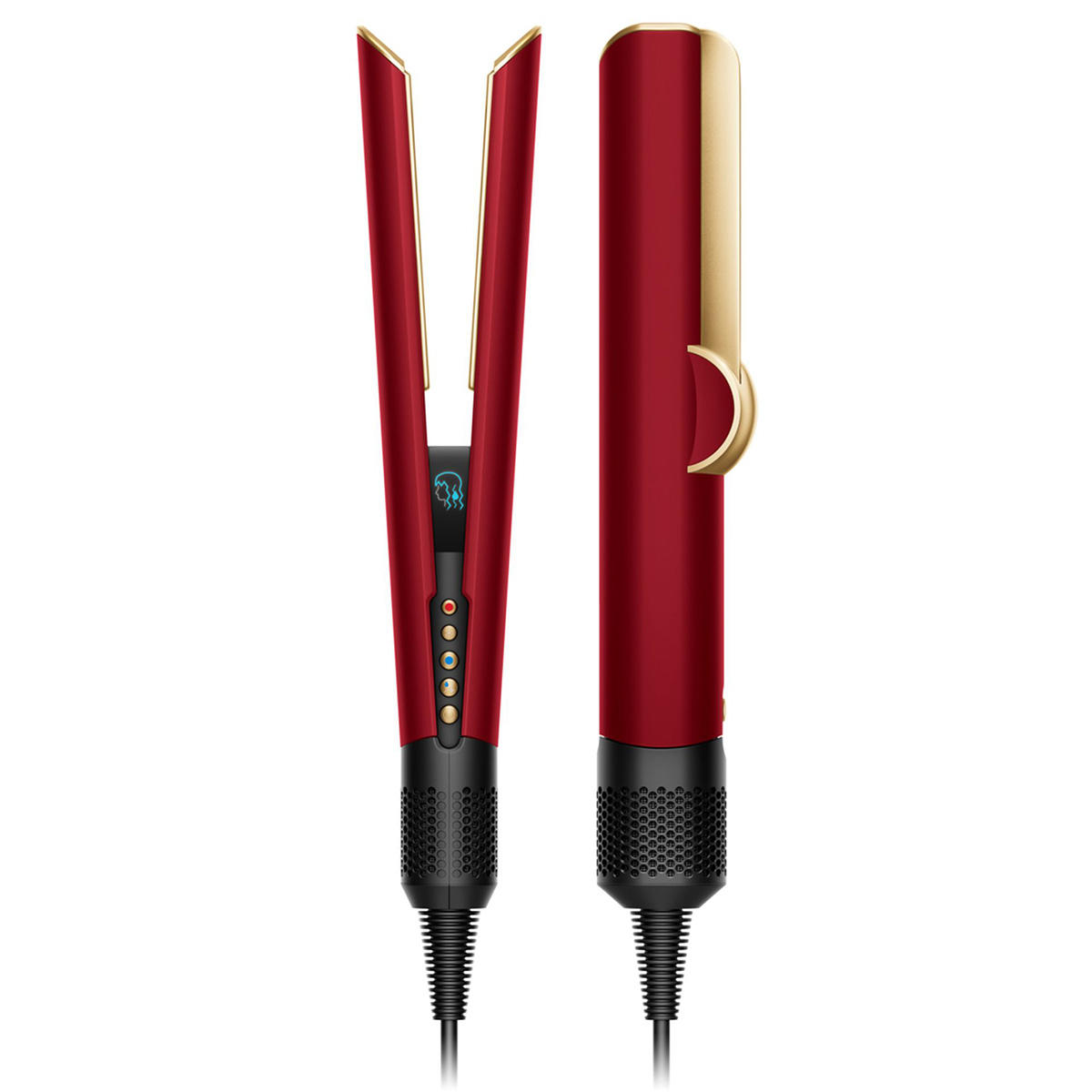 Dyson Airstrait Piastra per capelli rosso velluto e oro Rosso velluto e oro
