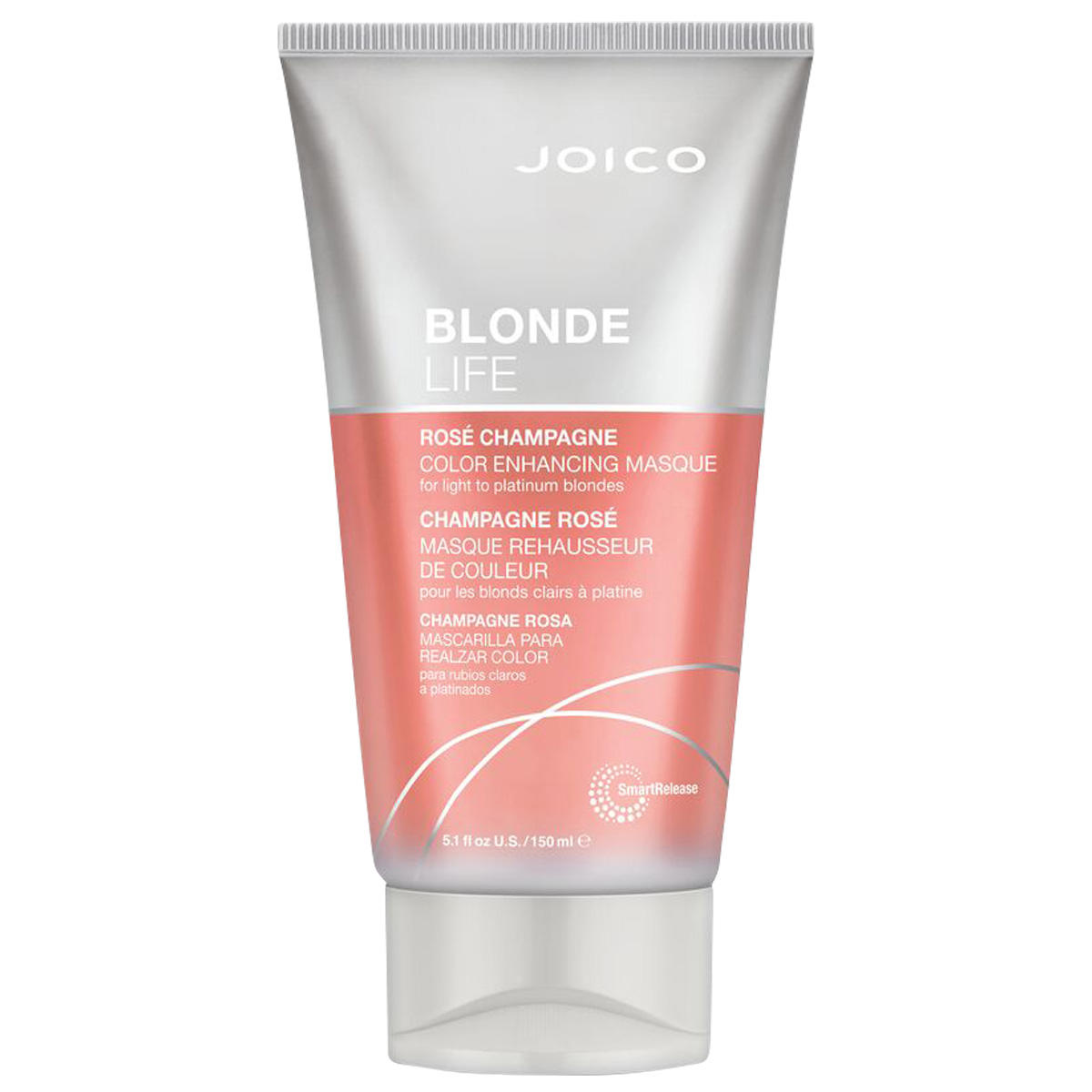 JOICO BLONDE LIFE Color Enhancing Masque Rosé Champagne 150 ml