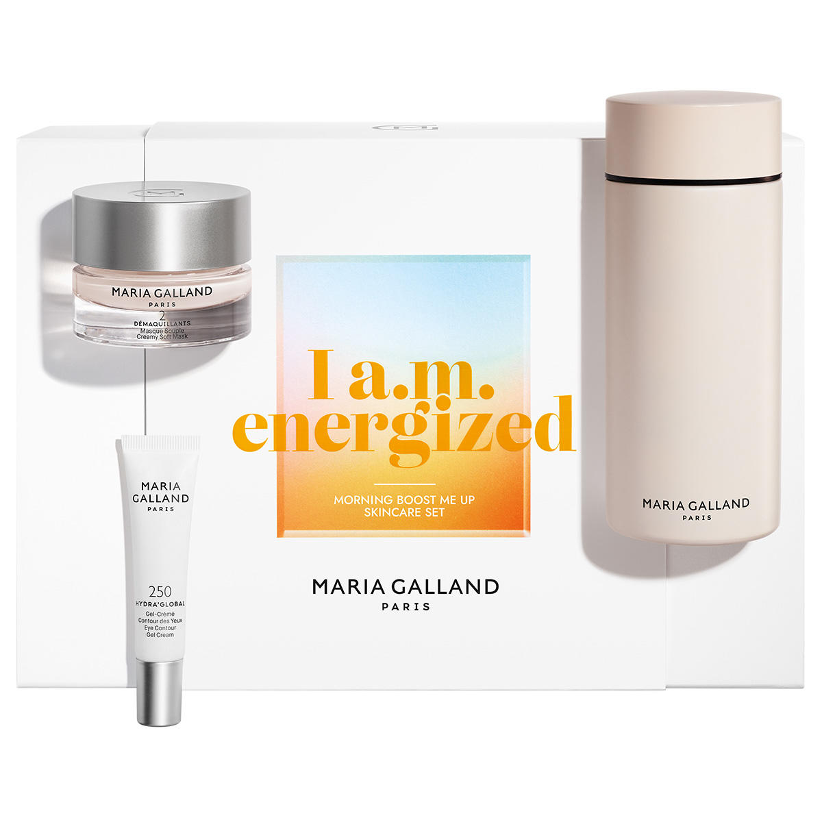 Maria Galland I a.m. energized MORNING BOOST ME UP SKINCARE SET