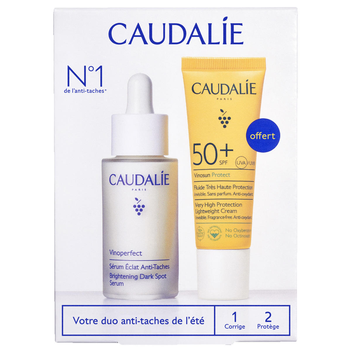 CAUDALIE Vinoperfect serum & zonverzorgingsset 2025