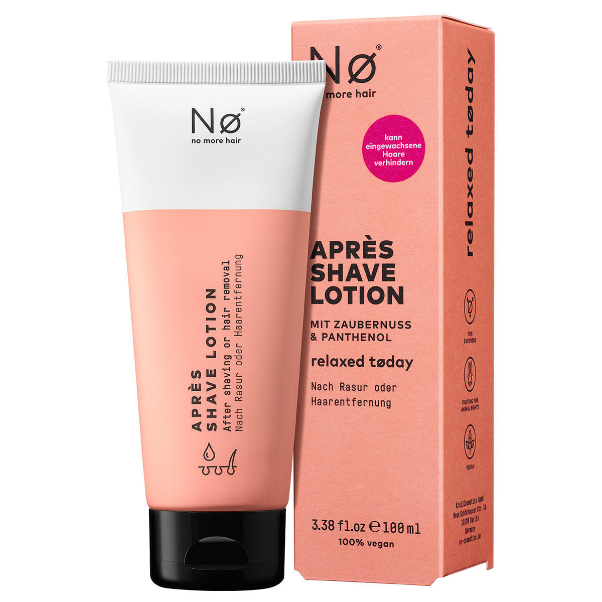 Nø Cosmetics relaxed tøday Aprés Shave Lotion 100 ml