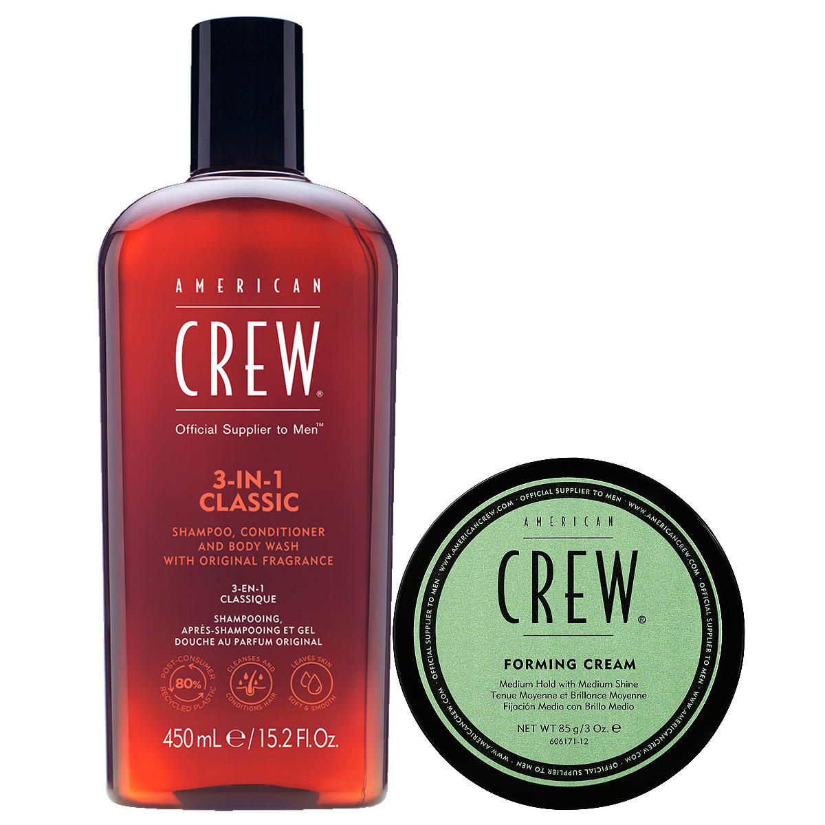 American Crew Forming Cream + 3in1 Classic Set