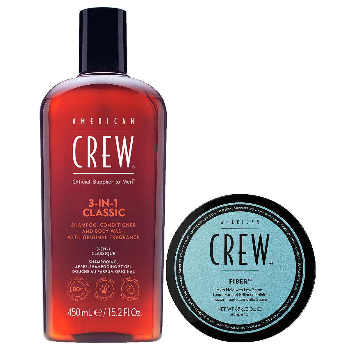 American Crew Fiber + 3in1 Classic Set big