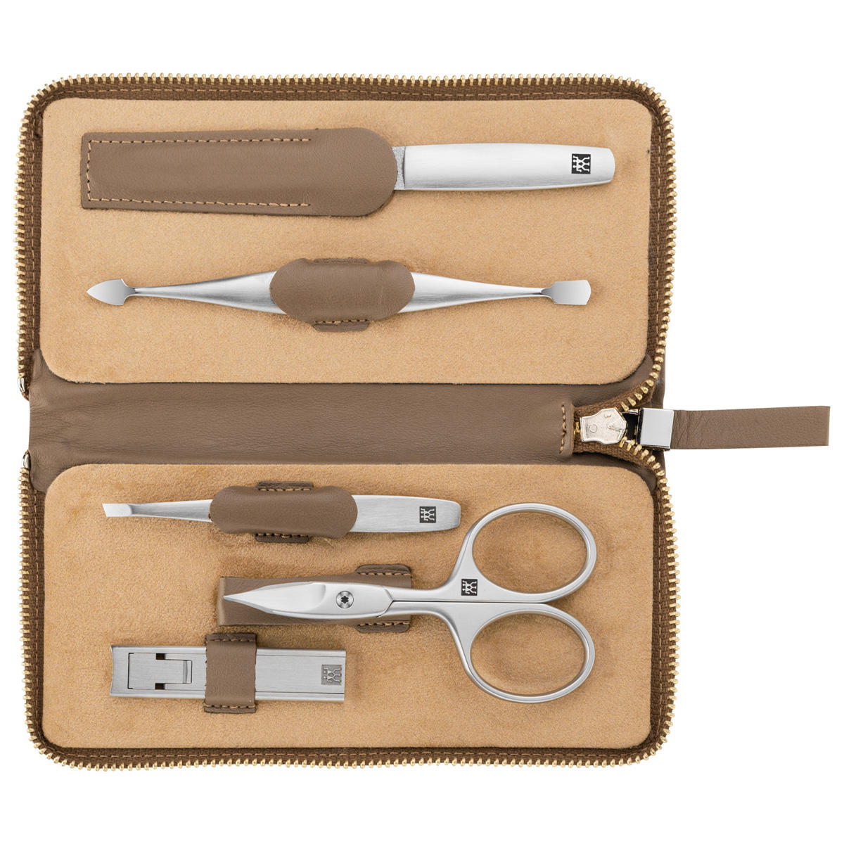 ZWILLING Premium Maniküre Set 5tlg. Taupe