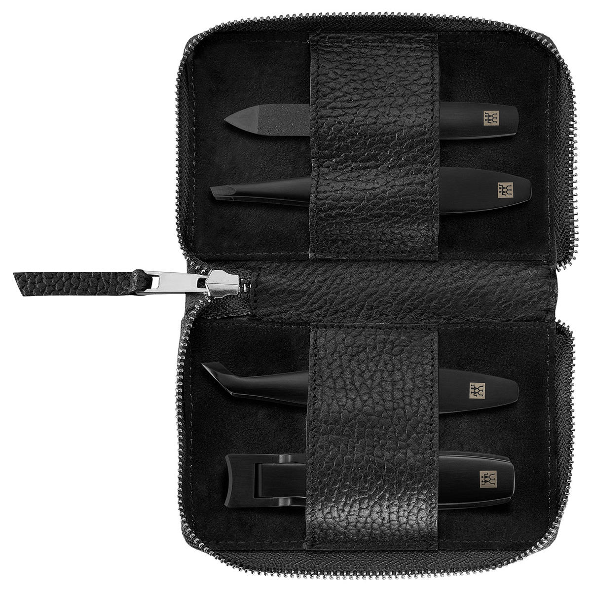 ZWILLING Set manicure premium 4 pezzi in nero
