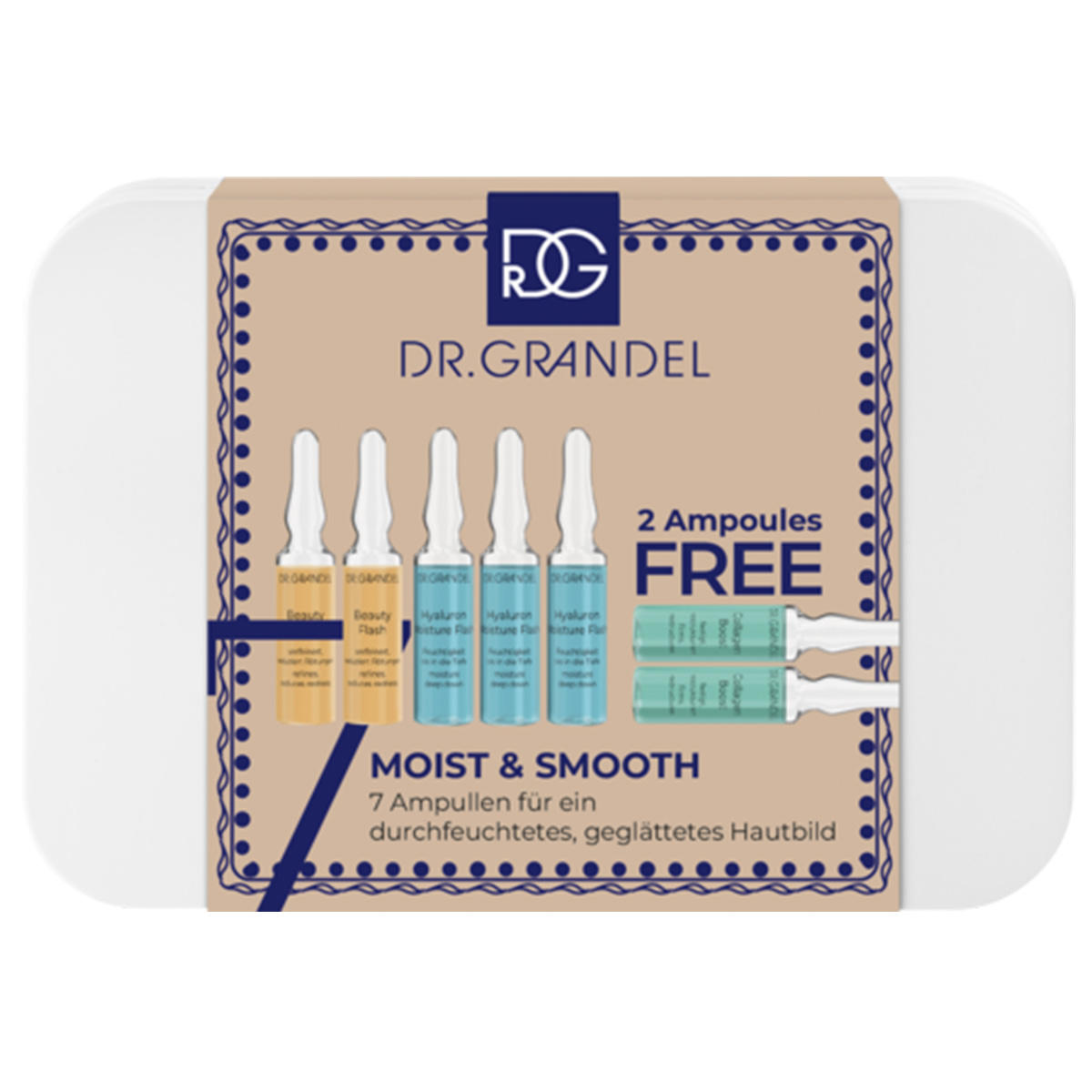 DR. GRANDEL Vochtig & Zacht ampullendoosje 7 x 3 ml