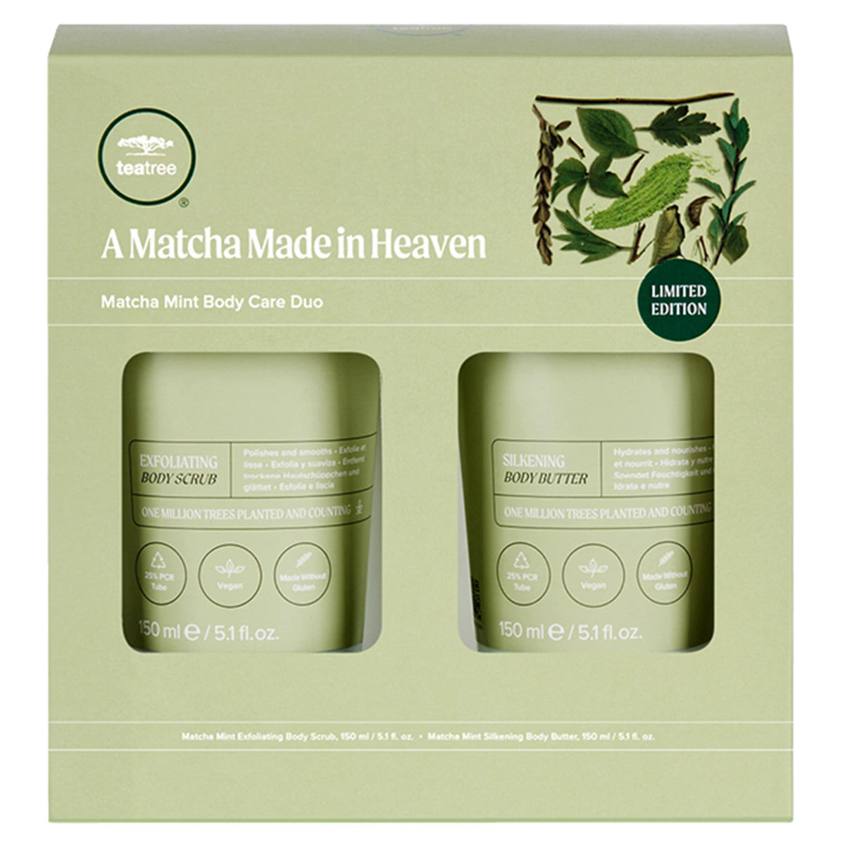 Paul Mitchell Tea Tree Matcha Mint Body Care Duo