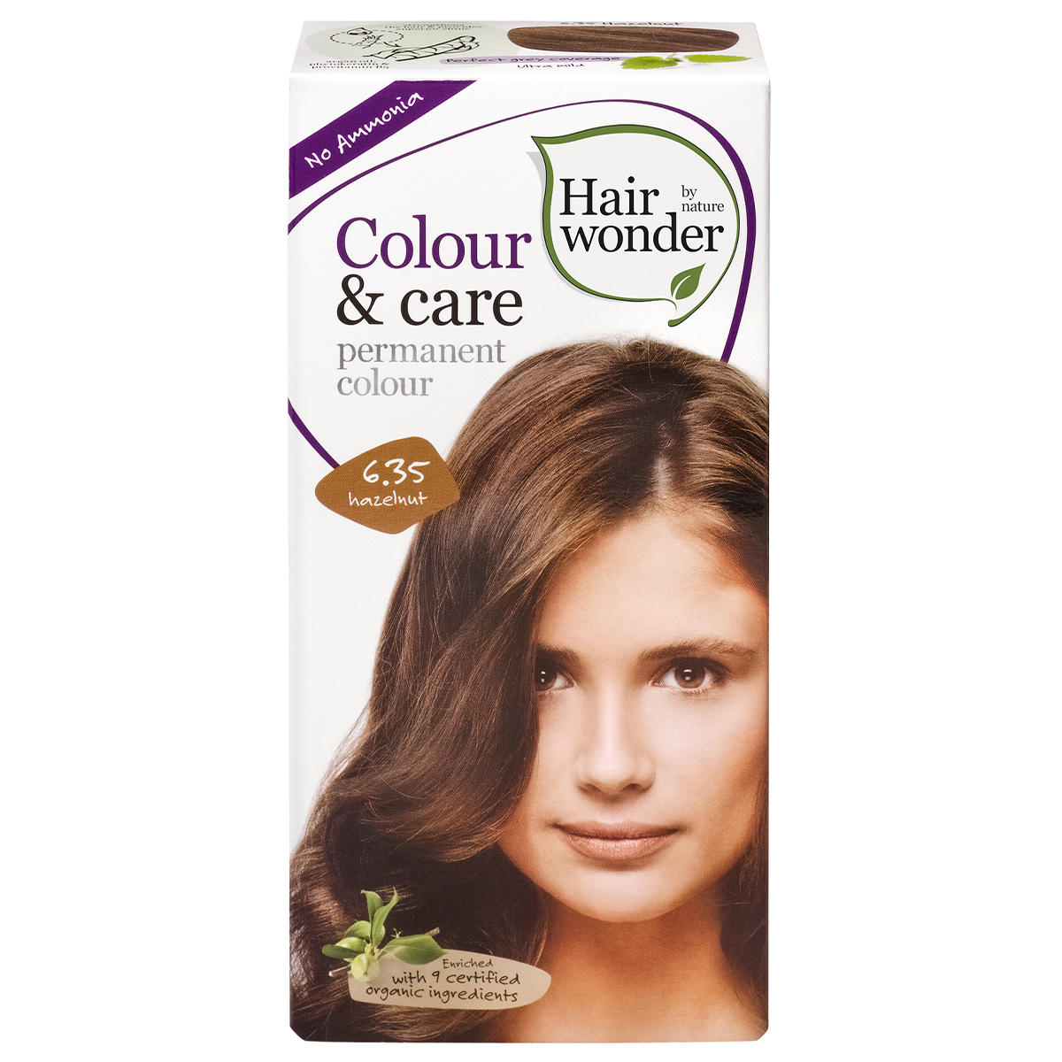 Hairwonder Colour & Care colore permanente 6,35 nocciola 100 ml