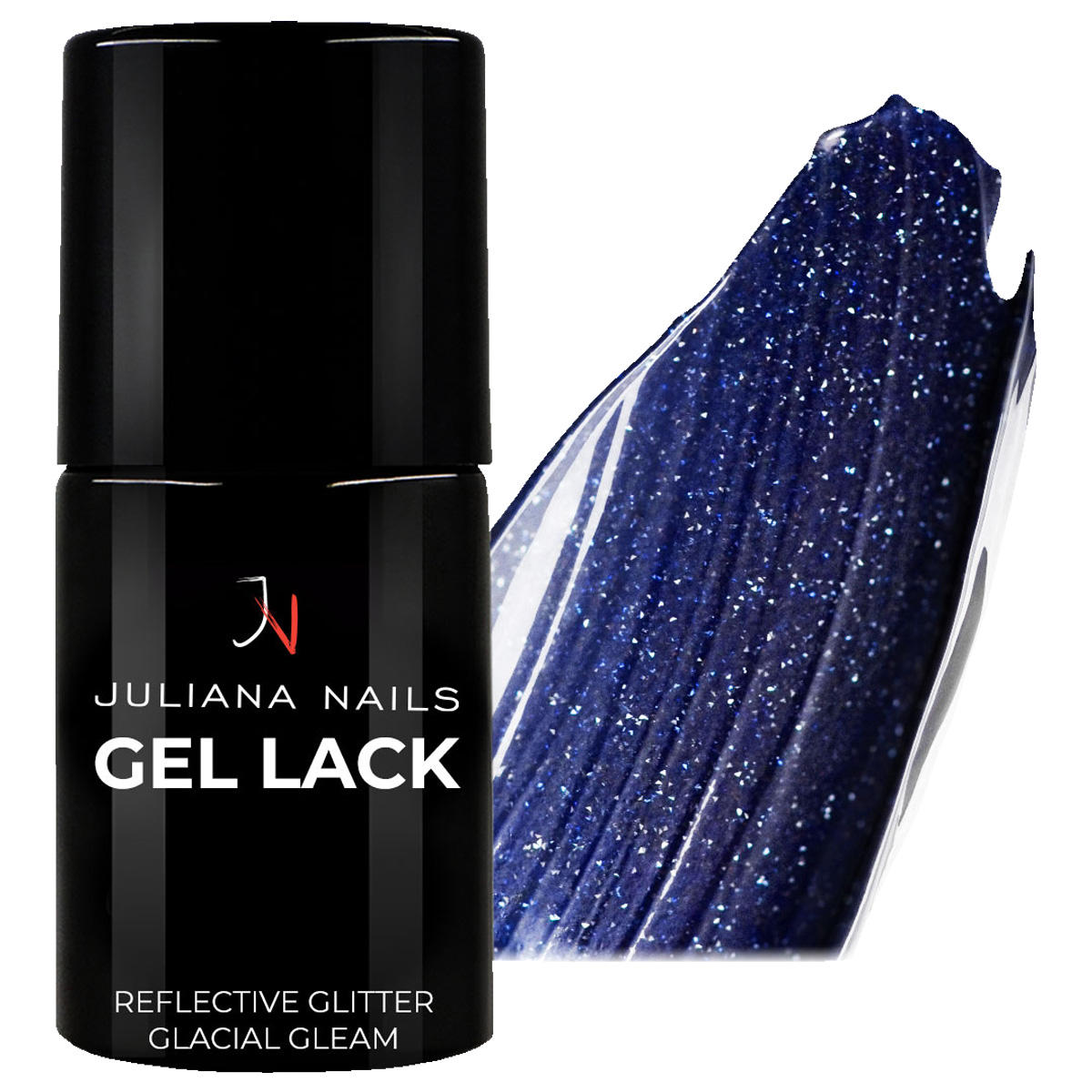 Juliana Nails Gel Lack Reflective Glitter Glacial Gleam 6 ml