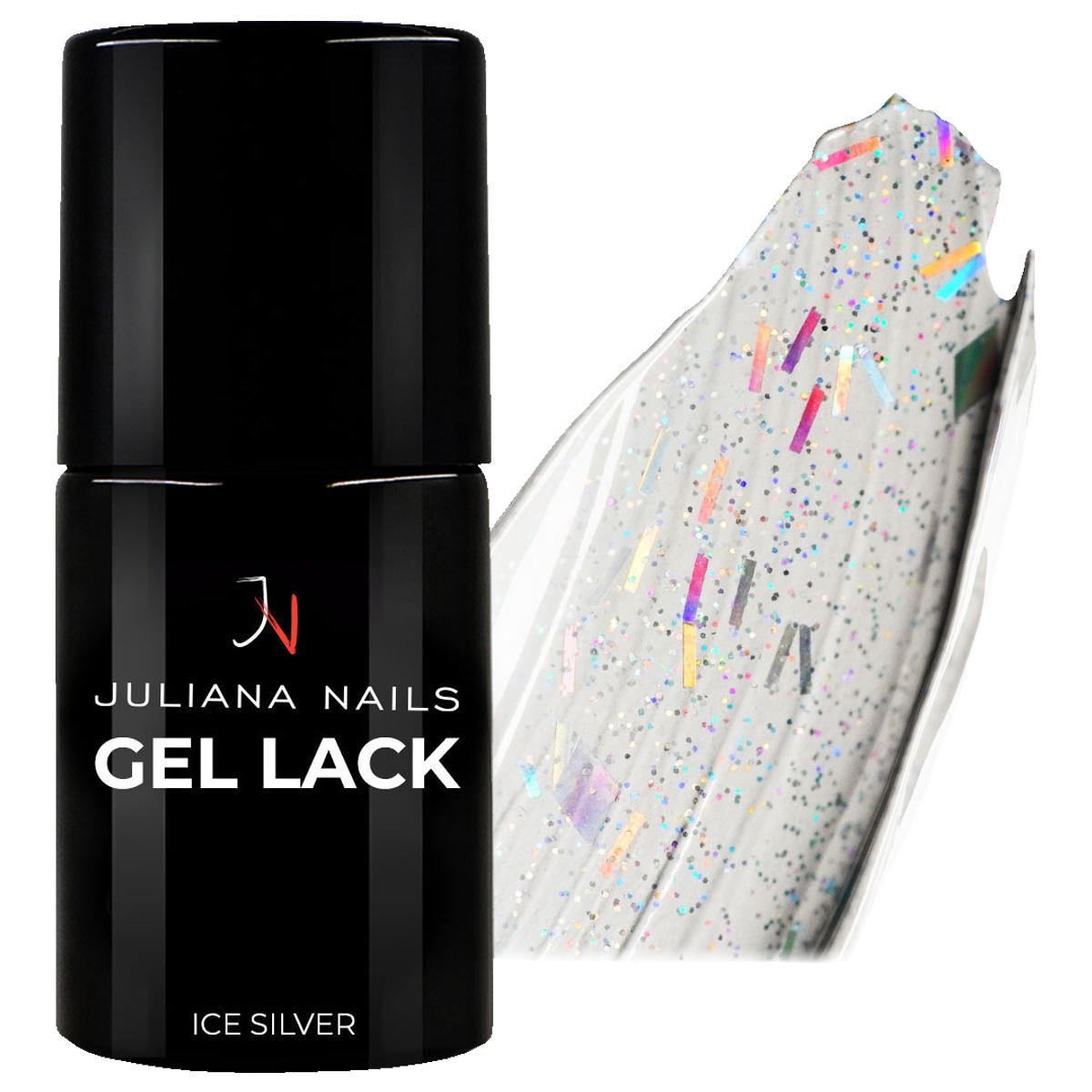 Juliana Nails Gel Lack Ice Silver 6 ml