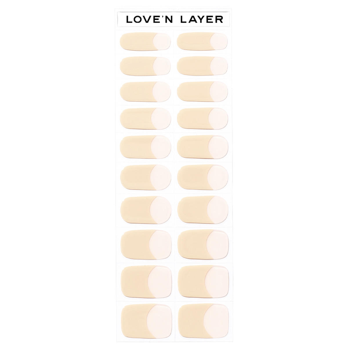 Love'n Layer French Manicure Layers Pale