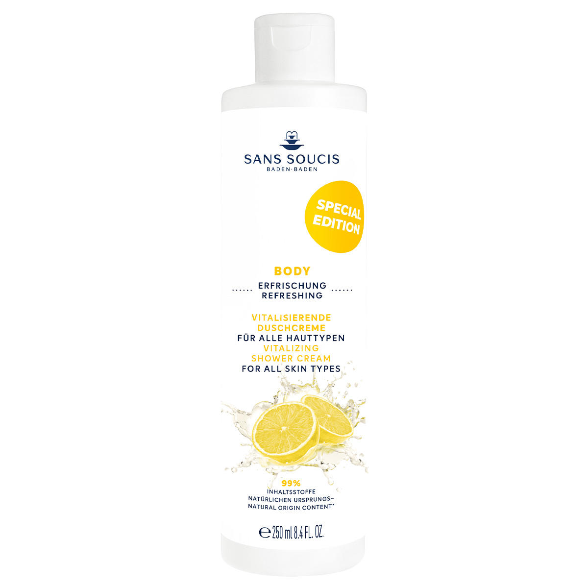 SANS SOUCIS Crema doccia rivitalizzante Edizione speciale 250 ml