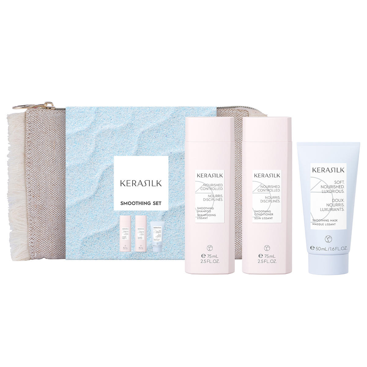 KERASILK Smoothing Travel Set
