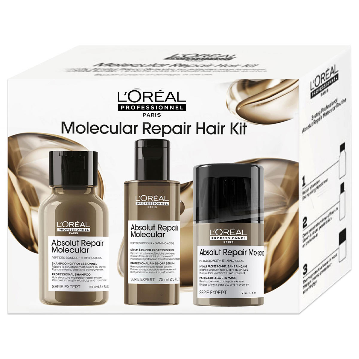 L'Oréal Professionnel Paris Serie Expert Absolut Repair Molecular Discovery Trio