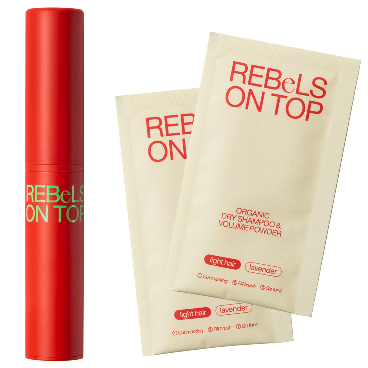 REBeLS ON TOP Kit iniziale di shampoo a secco