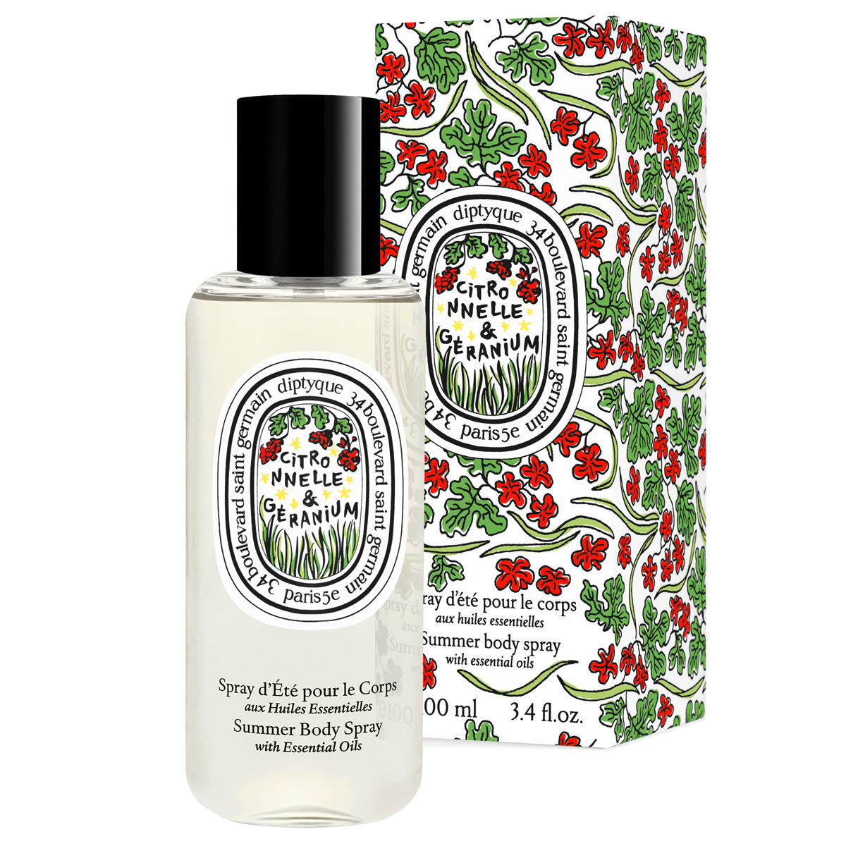 diptyque Body Spray Citronnelle & Géranium 100 ml