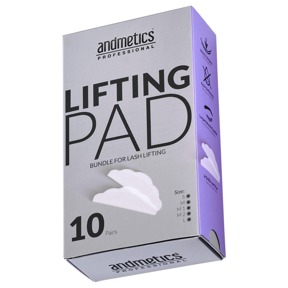 andmetics professional Lifting Pad Bundle 10 Paar